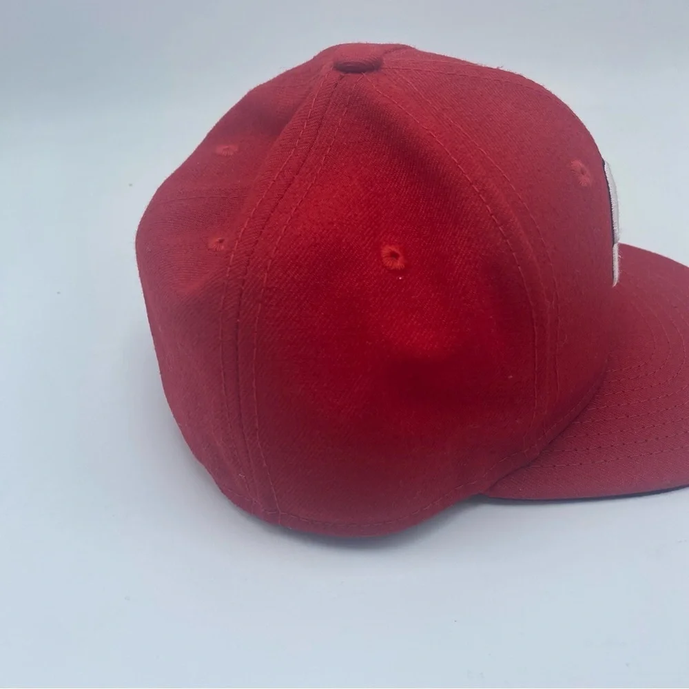 Washington Nationals Baseball Cap Red White Nats 59Fifty New Era Fitted 6 1/2